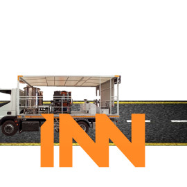 INN 1600 - AIRLESS ROAD MARKING MOUNTED EQUIPMENT TRUCK (SUPERSTRUCTURE)